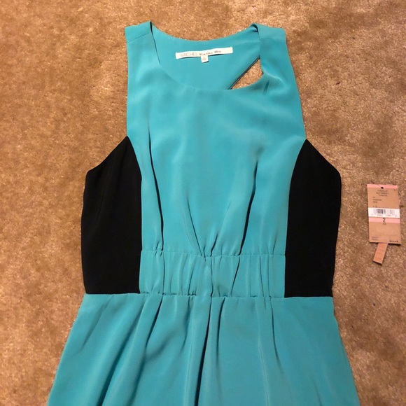 NWT Rachel Roy Teal & Black Dress Size 2. - Picture 2 of 4